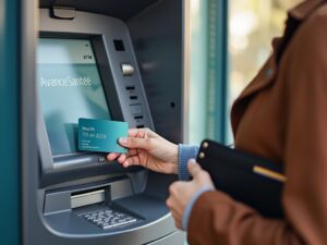 peut on retirer de l'argent avec la carte avance santé